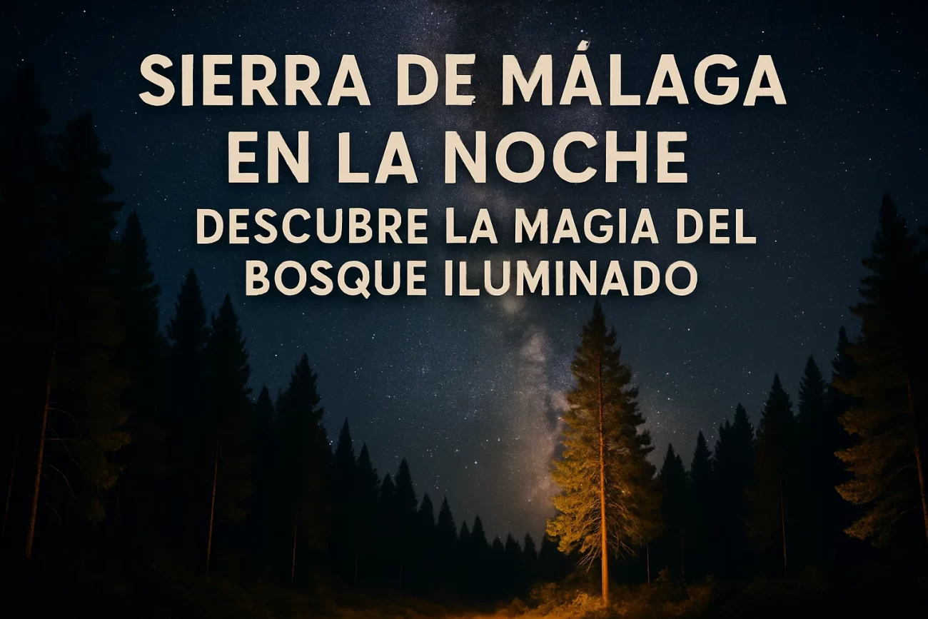 Sierra de Málaga en la Noche: Descubre la Magia del Bosque Iluminado
