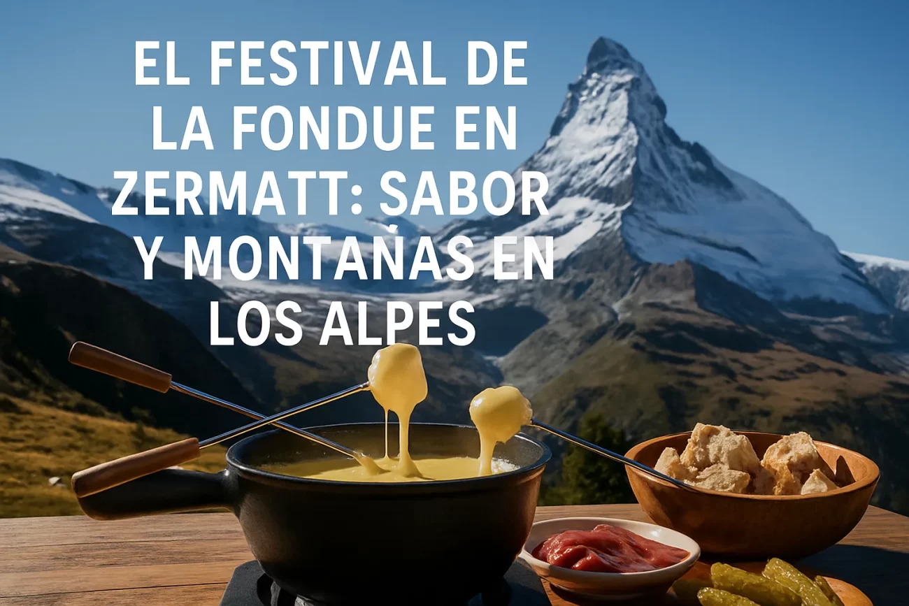 El Festival de la Fondue en Zermatt: Disfruta del Sabor y las Montañas en los Alpes Suizos