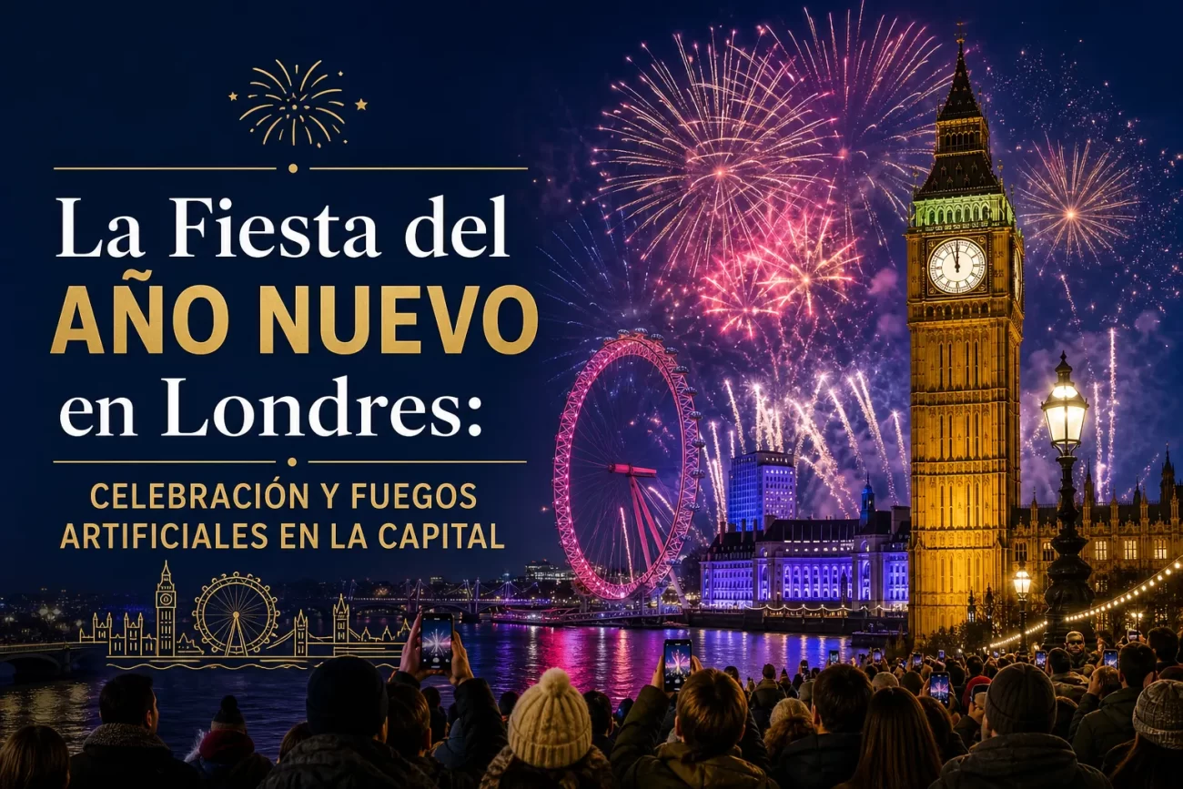 La Fiesta del Año Nuevo en Londres: Celebración y Fuegos Artificiales en la Capital