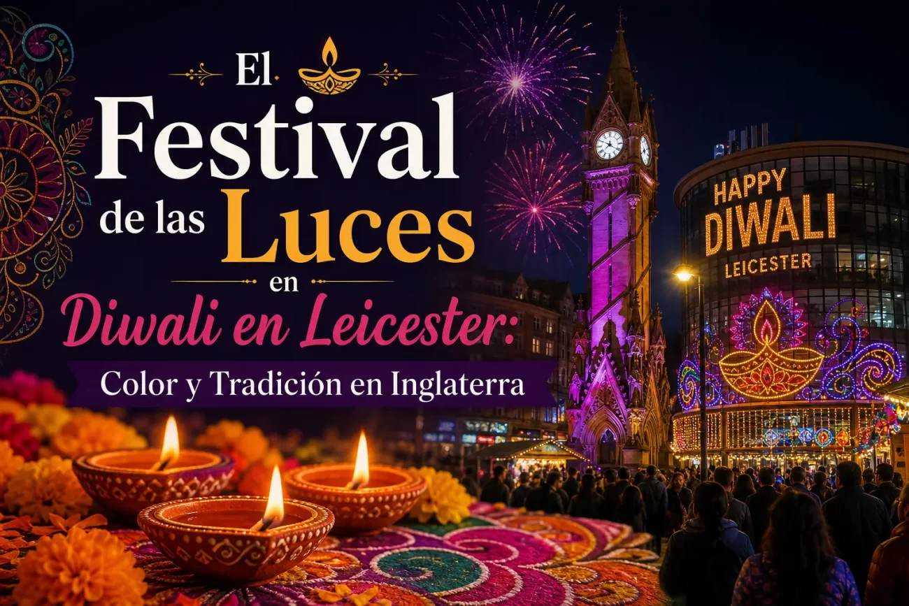 El Festival de las Luces en Diwali en Leicester: Color y Tradición en Inglaterra